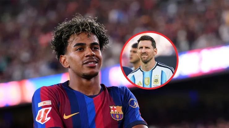 Lamine Yamal y Lionel Messi usaron la 10 del FC Barcelona.