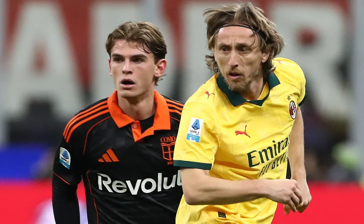 Luka Modric eligió a Nico Paz como el mejor jugador de la Serie A de Italia