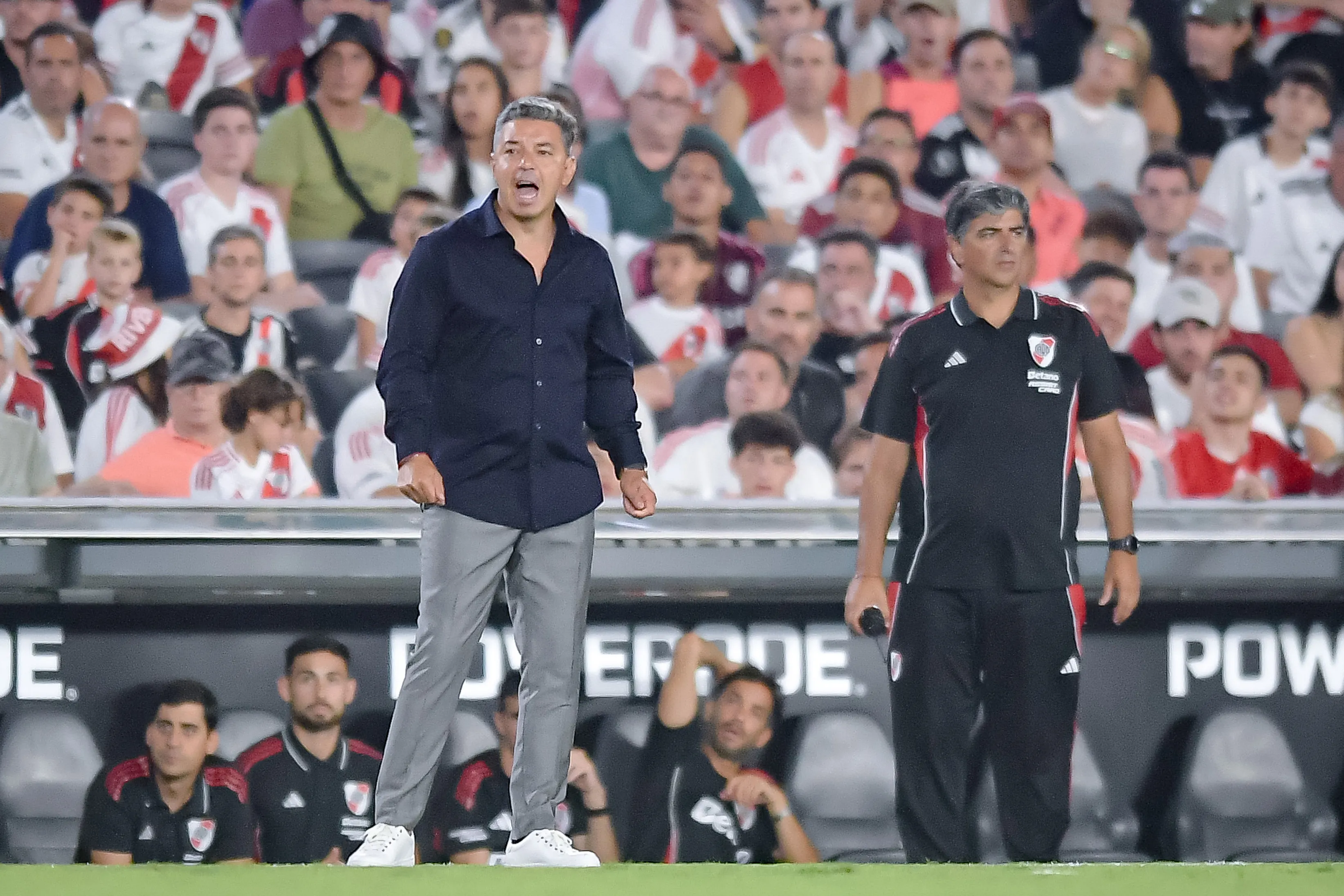 Marcelo Gallardo llegaría con 10 colaboradores a Ecuador. (Foto: GettyImages)