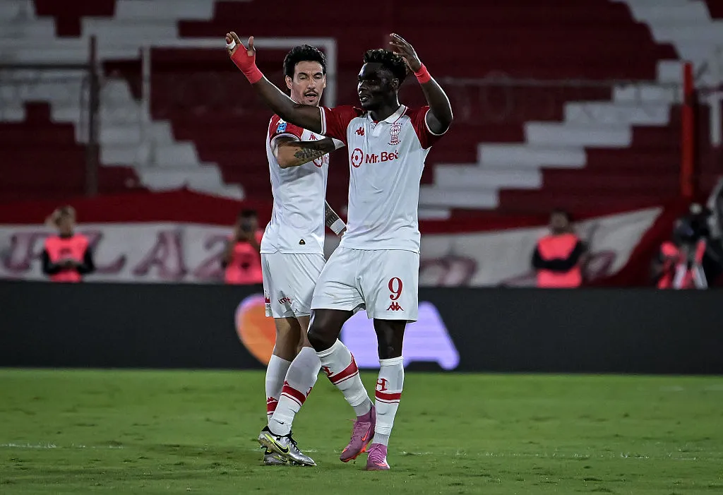 Jordy Caicedo – Huracán. Foto: Getty.