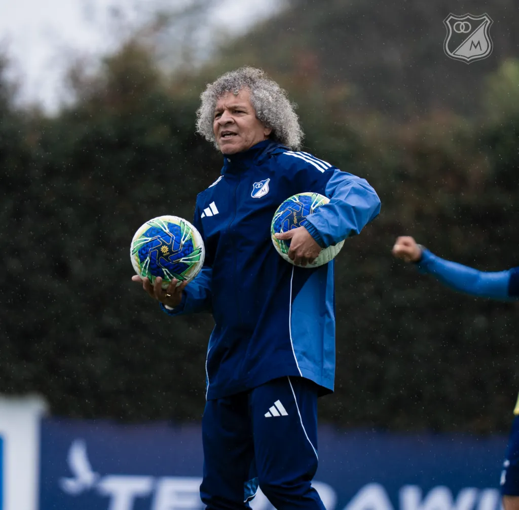 Alberto Gamero – entrenamiento de Millonarios.