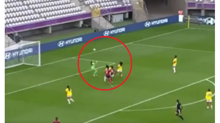 El error de Luisa Agudelo vs. Costa Rica en el Mundial Femenino Sub-20.