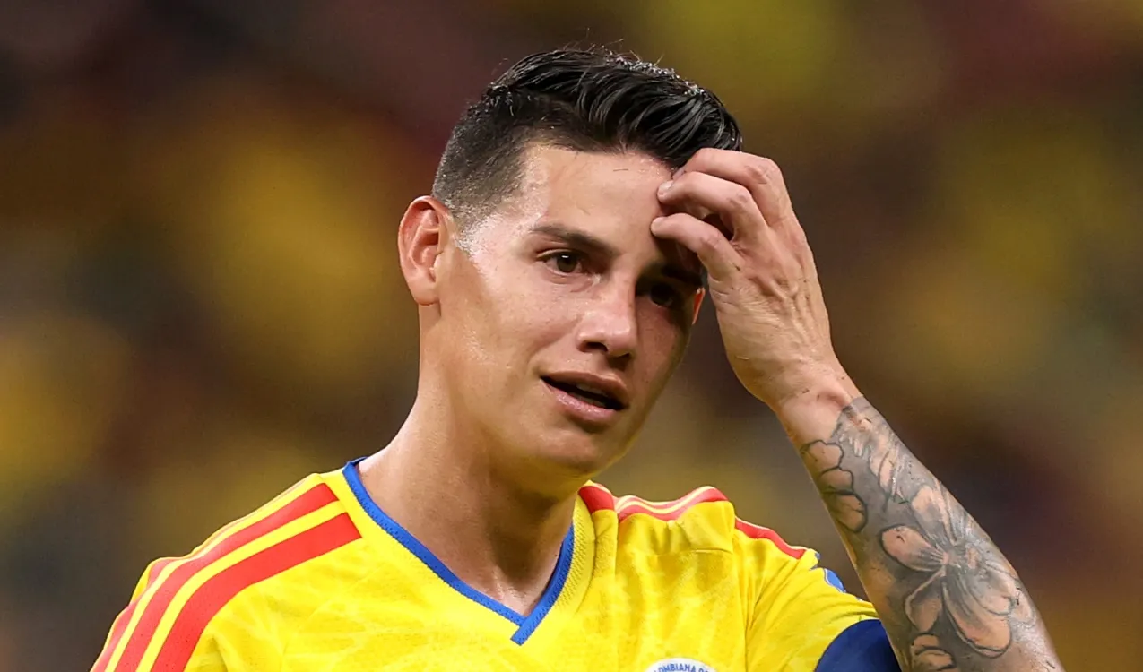 James Rodríguez jugó tres Mundiales con Colombia