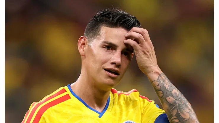 James Rodríguez jugó tres Mundiales con Colombia.