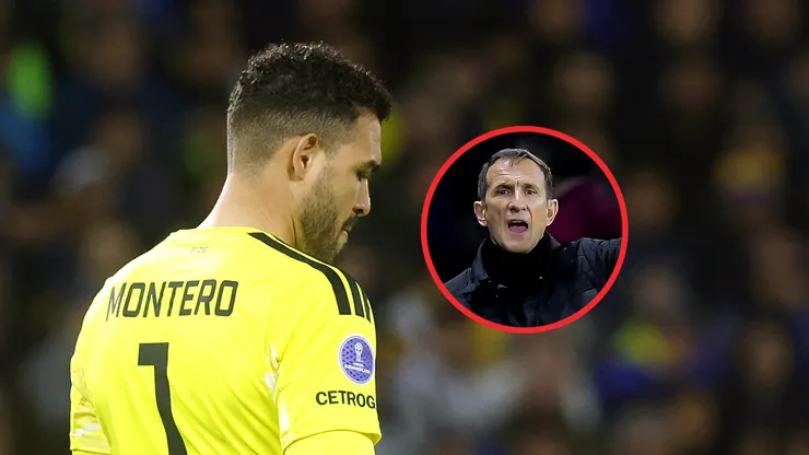 Álvaro Montero y Rodolfo Arruabarrena en la Copa Sudamericana.