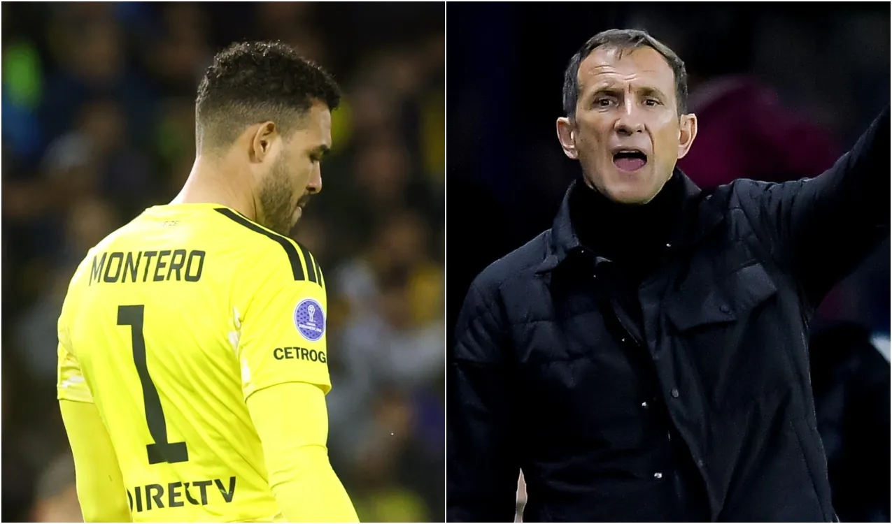 Montero y Arruabarrena en Copa Sudamericana. (Foto: Getty Images)