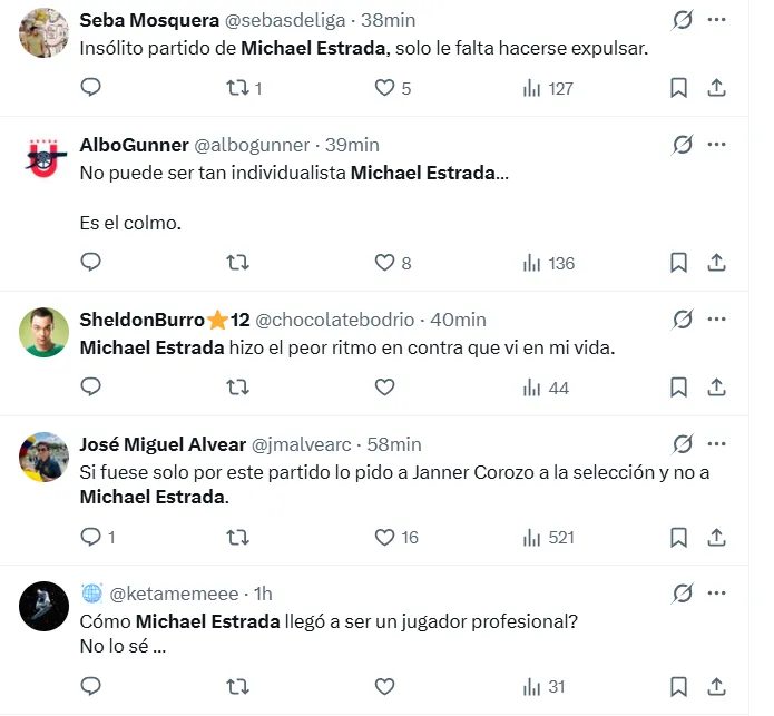 Cuestionamientos a Estrada. (Captura de pantalla)