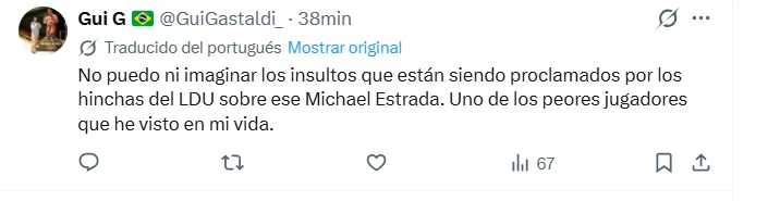 Cuestionamientos a Estrada. (Captura de pantalla)