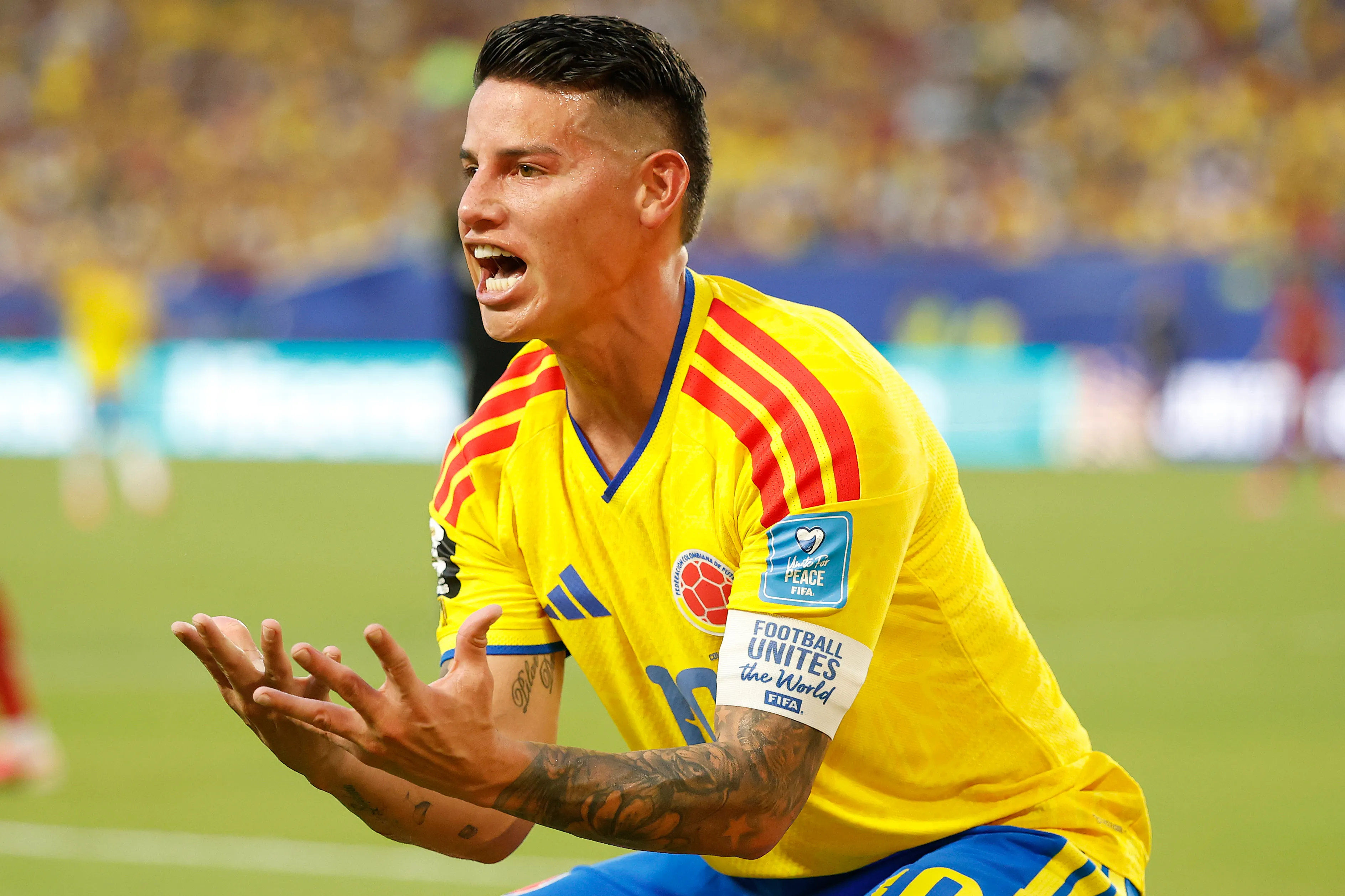 James Rodríguez estuvo en la Copa del Mundo con Colombia. (Foto: GettyImages)