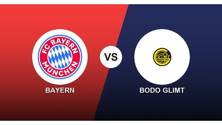 Bayern vs. Bodo Glimt por la UEFA Champions League.