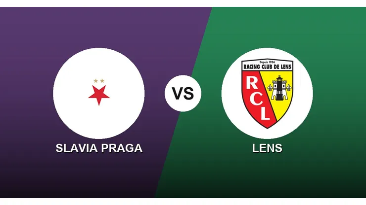 Slavia Praga vs. Lens por la UEFA Champions League.
