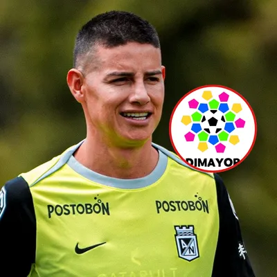 La DIMAYOR confirma cuál será el número de James Rodríguez en Atlético Nacional