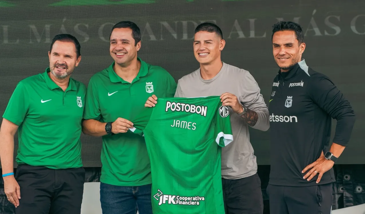 Marulanda, Arango, James y González. (Foto: X / @nacionaloficial)
