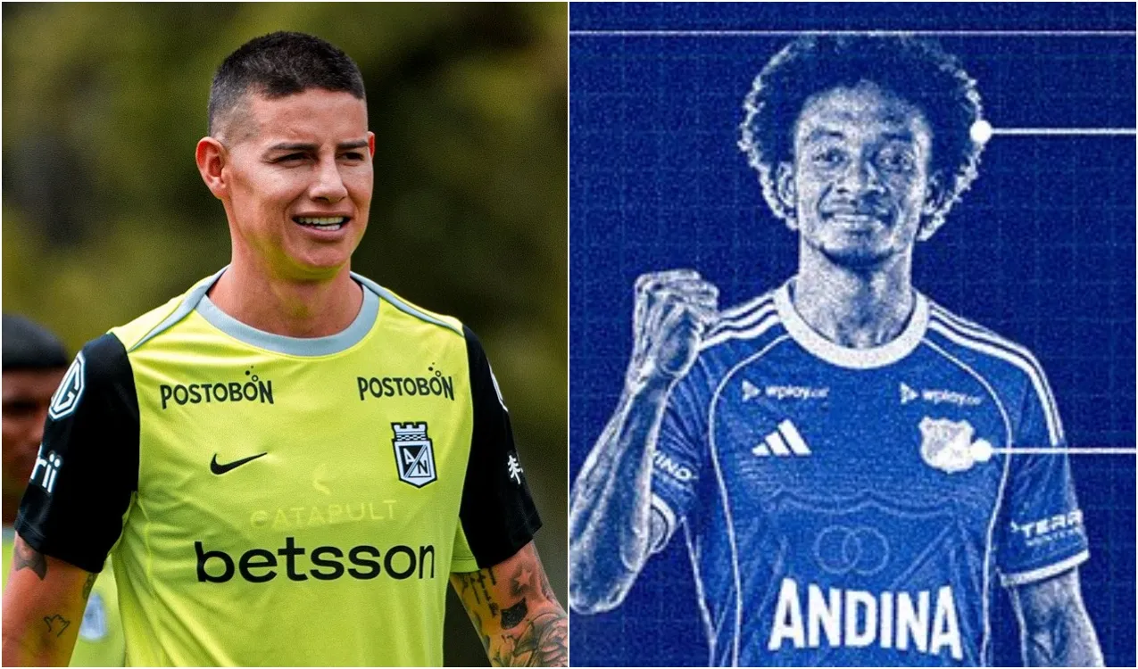 James y Cuadrado volvieron al FPC. (Foto: X / Nacional y Millos)