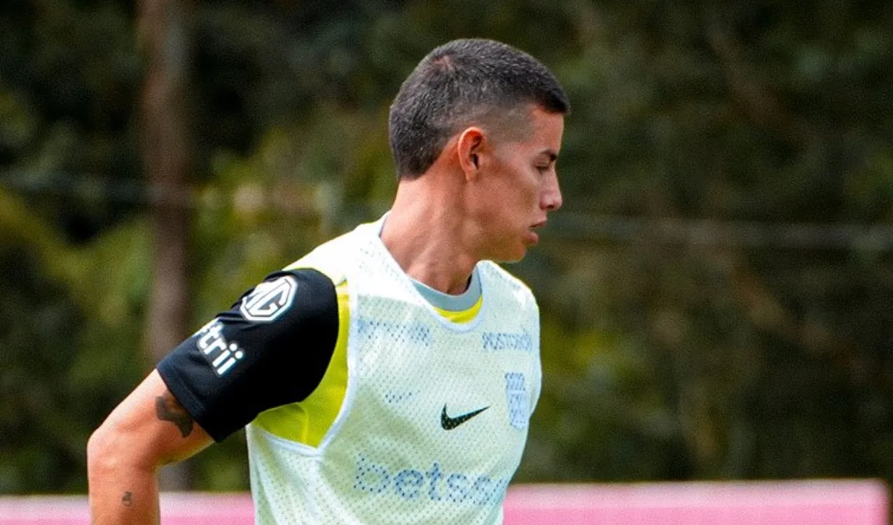 James ya entrena con Nacional. (Foto: X / @nacionaloficial)