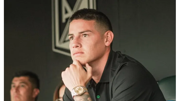 James Rodríguez en el estadio Atanasio Girardot.