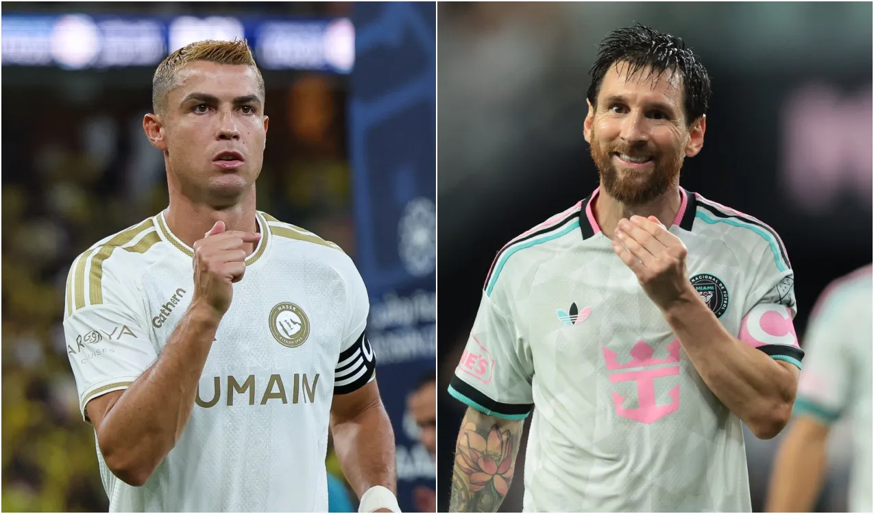 Cristiano Ronaldo y Lionel Messi. (Foto: Getty Images)