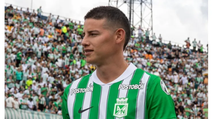 James Rodríguez firmó hasta junio de de 2027 con Nacional.