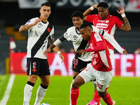 Alineaciones de Vasco Da Gama vs Santa Fe por los cuartos de final de la Copa Sudamericana