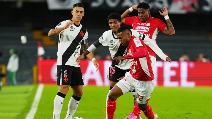 La alineación de Santa Fe vs Vasco Da Gama