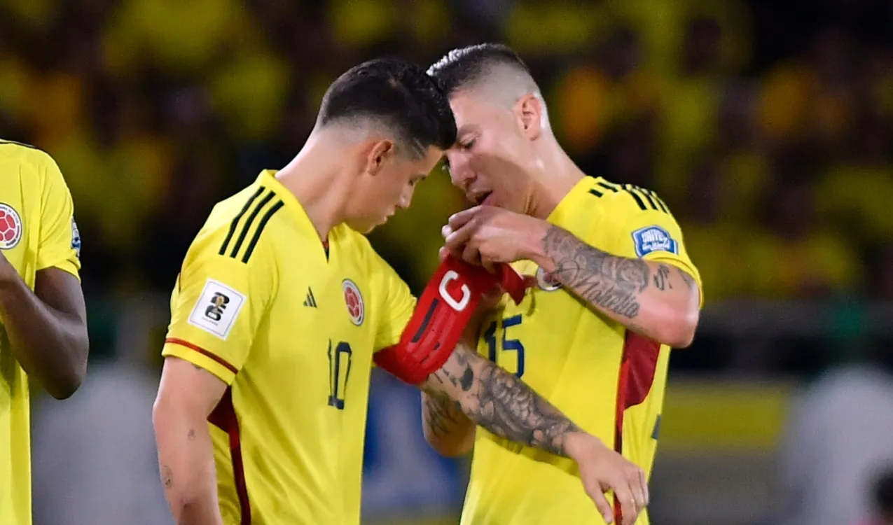 James y Matheus Uribe en la Selección Colombia. (Foto: Getty)