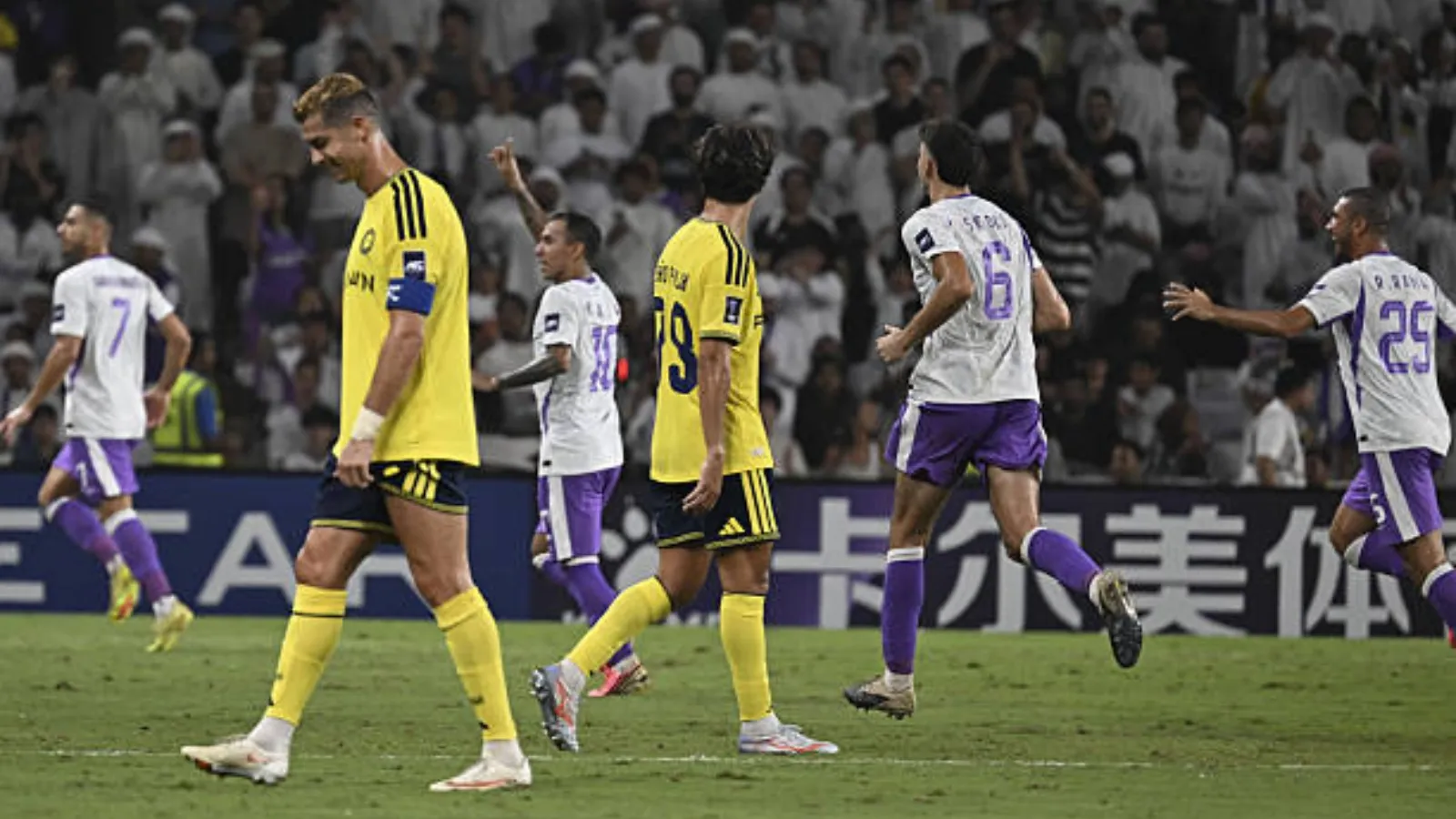 Al-Ain le cortó la racha de goles al Al-Nassr de CR7: GETTY