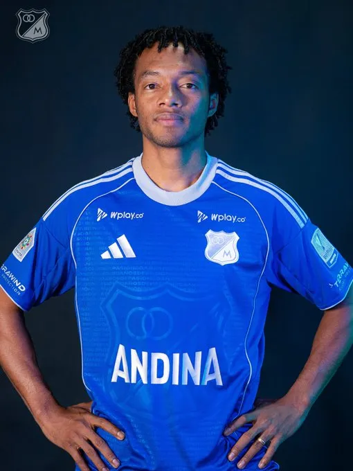 Juan Guillermo Cuadrado – Millonarios. Foto: Millos.