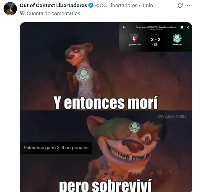 Los mejores memes de la eliminación de Liga. (Foto: Captura de pantalla)