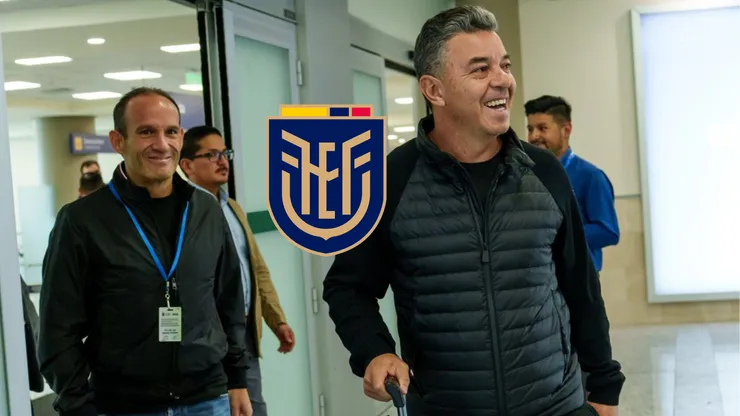 El regalo que recibió Marcelo Gallardo en Ecuador.