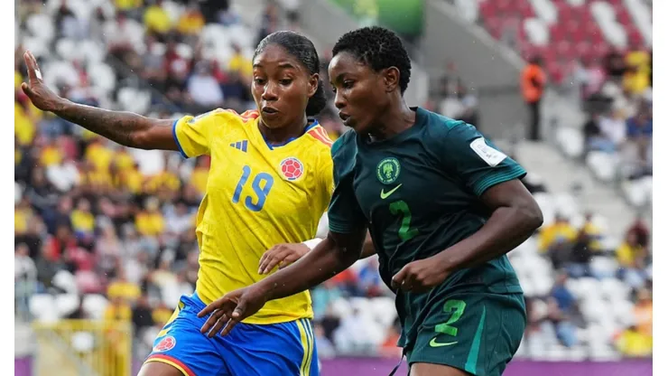Sintia Cabezas en Colombia vs. Nigeria.