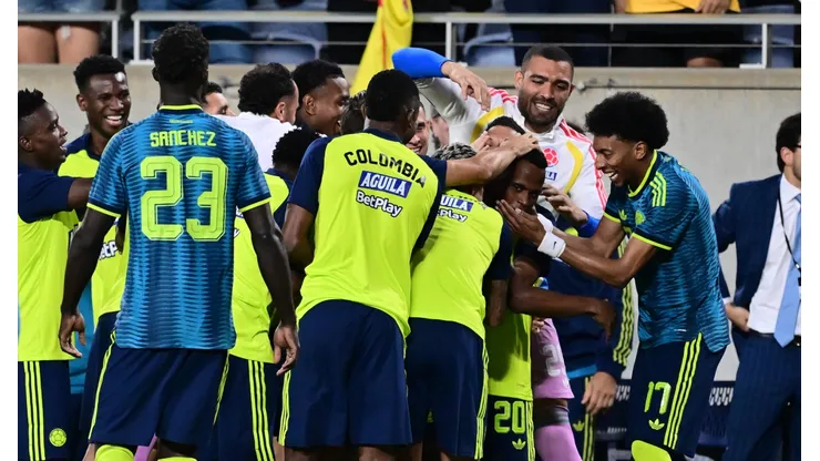 Jugadores de la Selección Colombia.