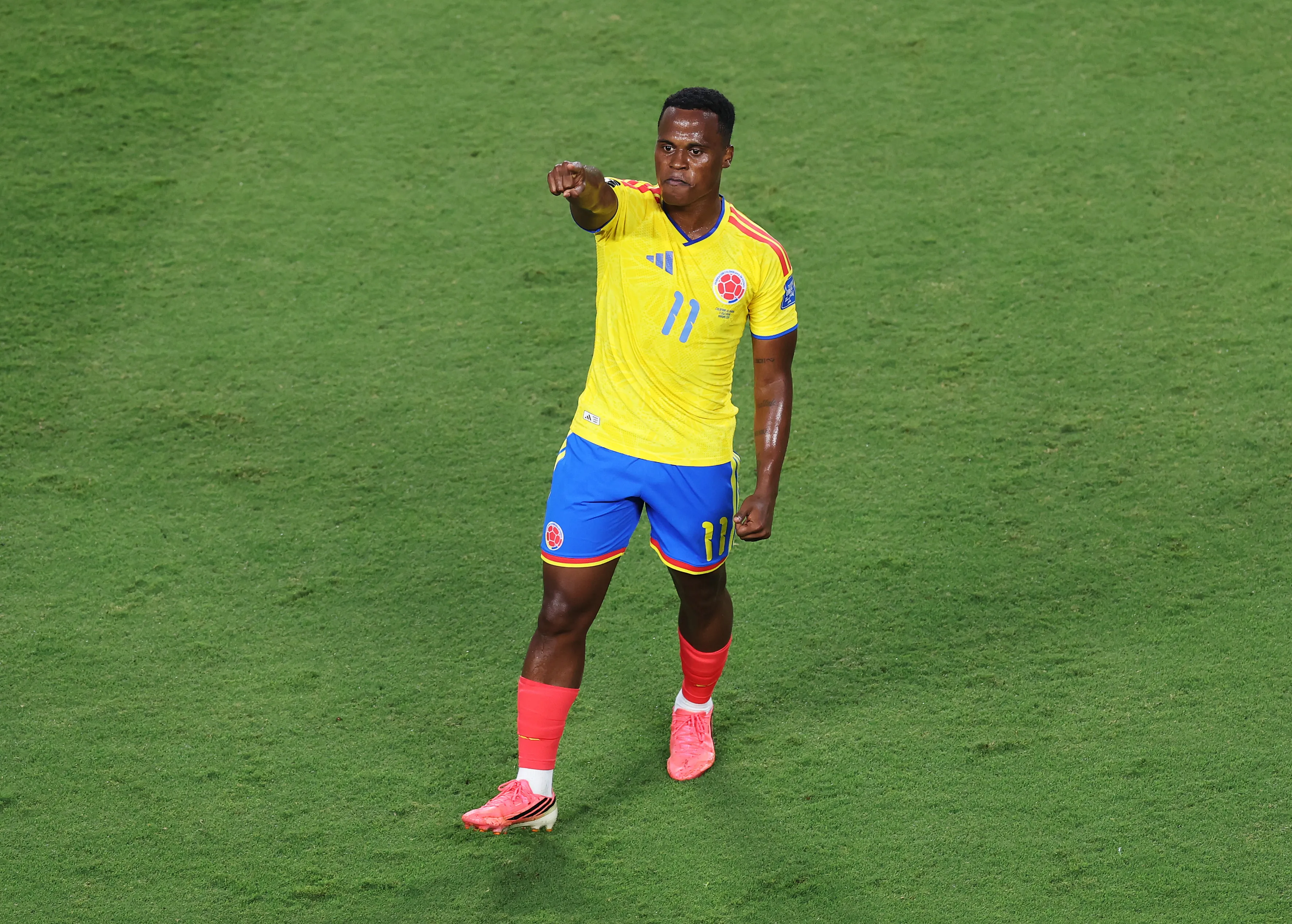 Jhon Arias jugaba con la once en la Selección Colombia. (Foto: GettyImages)