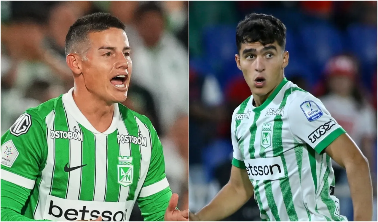 James y Rengifo en Nacional. (Foto: Getty)