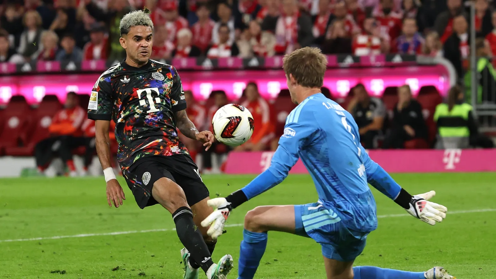 Luis Díaz no pudo cortar su sequía ante Unión Berlín: GETTY
