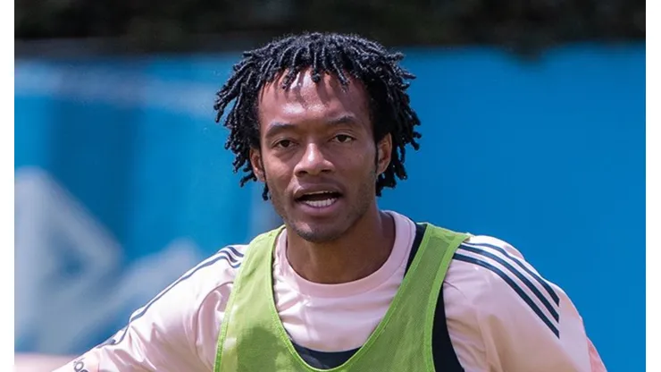 Juan Guillermo Cuadrado entrenando con Millonarios.