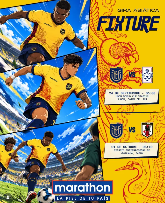 La nueva camiseta que usará Ecuador. (Captura de pantalla)