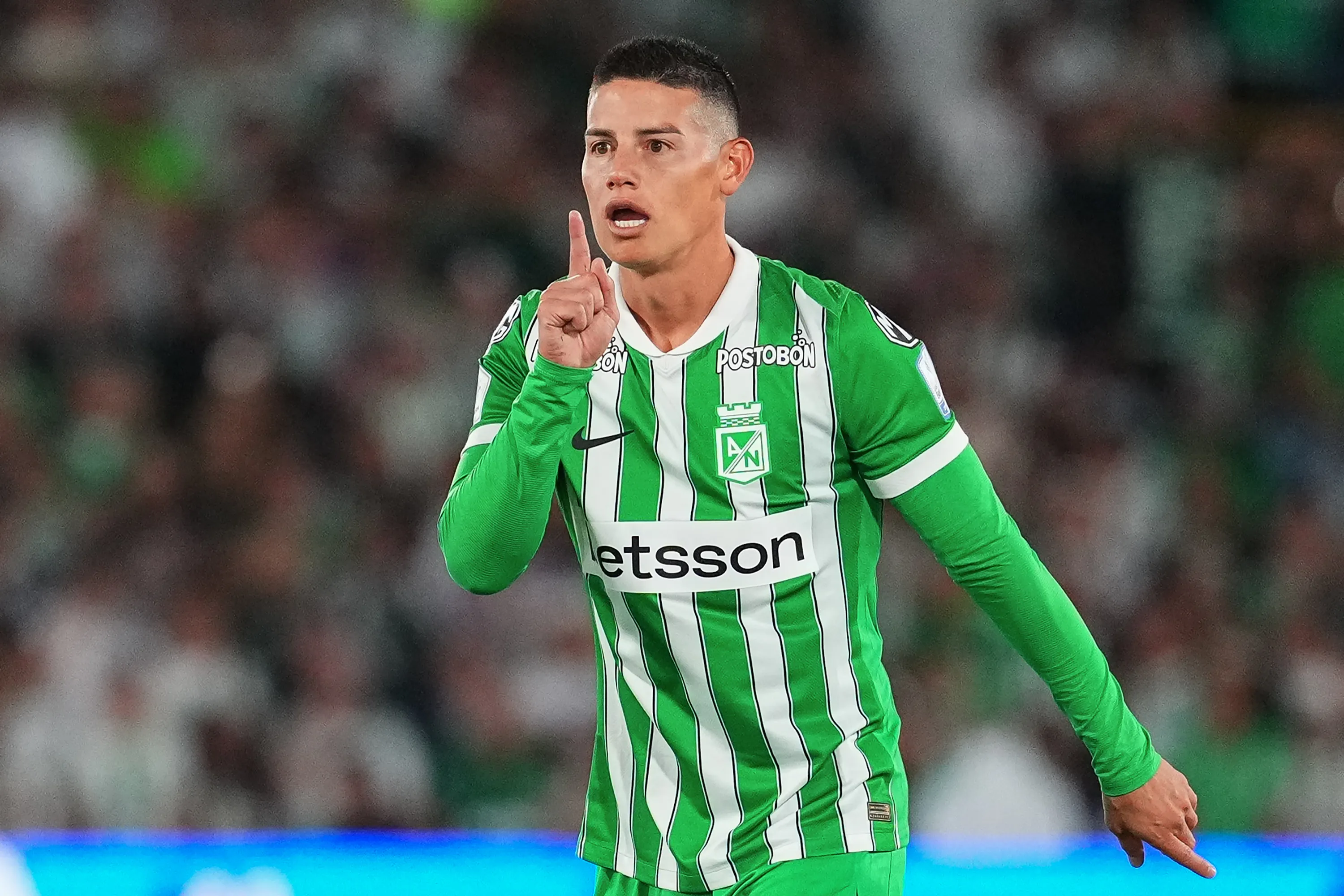 James Rodríguez llegó a Atlético Nacional. (Foto: GettyImages)