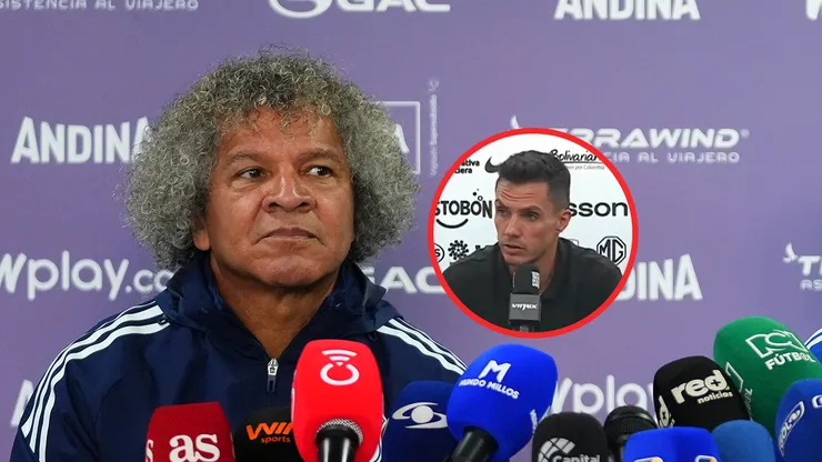 Alberto Gamero y Lucas González en la Liga Colombiana.
