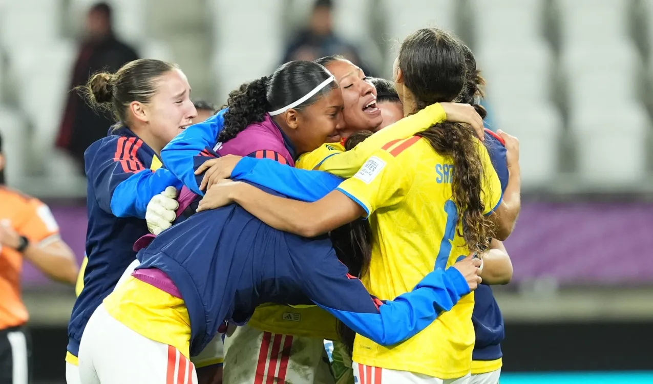 Jugadoras de la Selección Colombia Femenina Sub-20