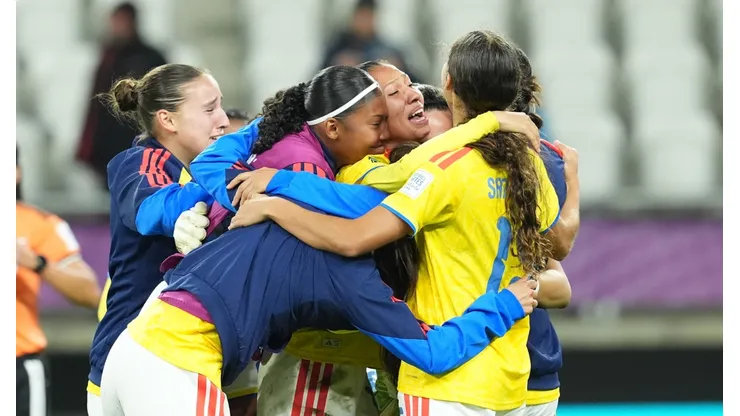 Jugadoras de la Selección Colombia Femenina Sub-20.
