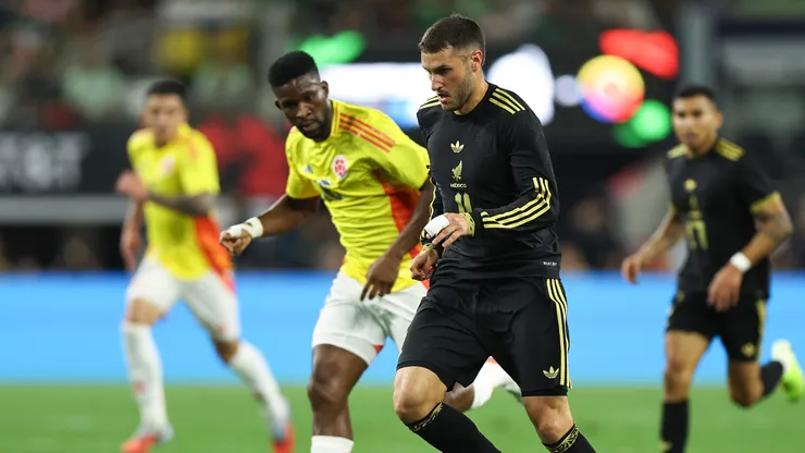 Las alineaciones de México y Colombia para su amistoso.