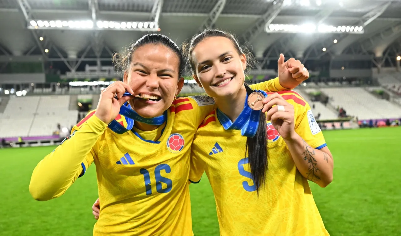 Juana Ortegón y María Torres. (Foto: X / Conmebol)