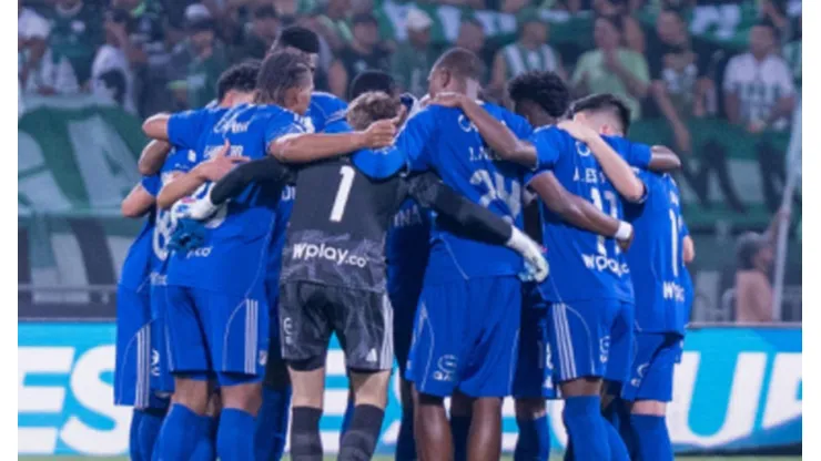 Jugadores de Millonarios en Medellín.