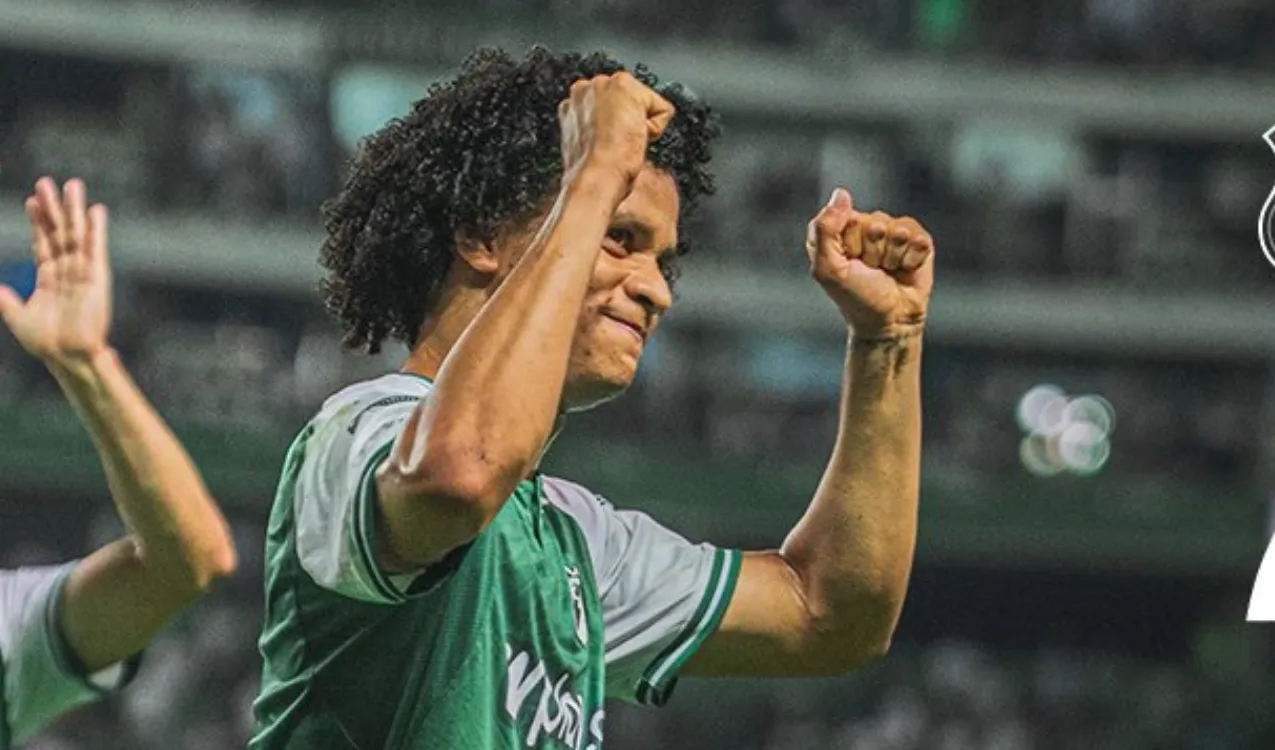 Eduard Bello en Cali vs. Águilas. (Foto: X )