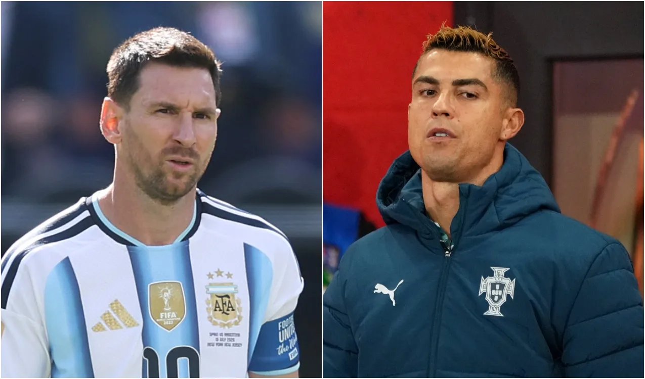 Messi y Cristiano Ronaldo. (Foto: Getty)