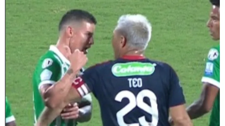 James Rodríguez y Teo Gutiérrez en Nacional vs. Junior.
