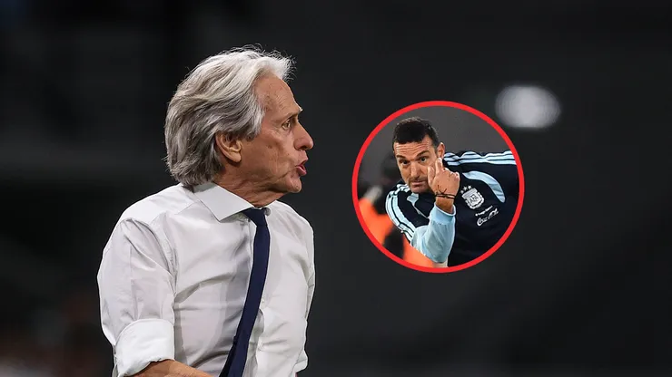 Jorge Jesus y Lionel Scaloni hablaron de Cristiano Ronaldo y Messi.