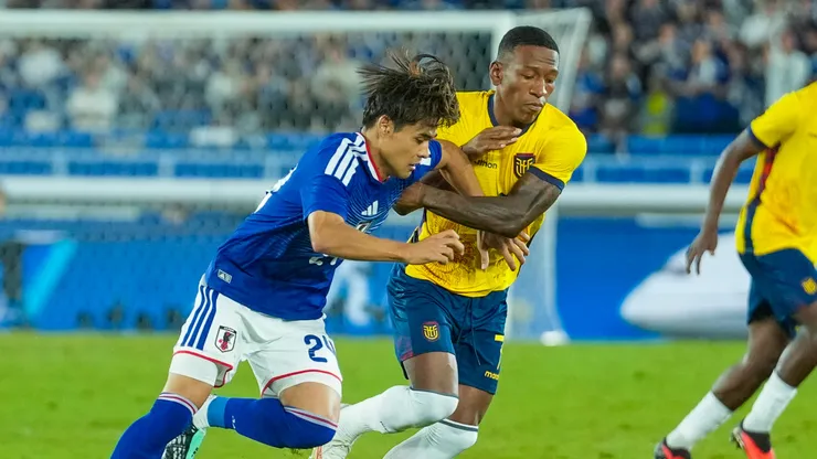 El señalado de Ecuador tras jugar contra Japón.