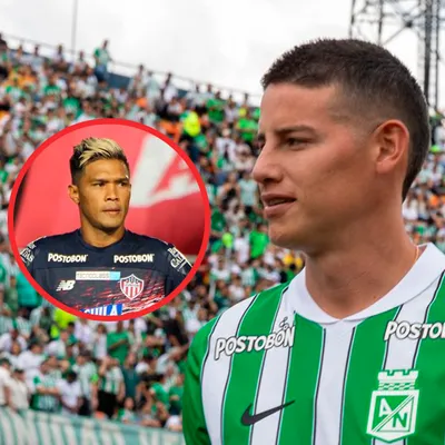 La diferencia entre lo que gana James y lo que cobra Teo Gutiérrez