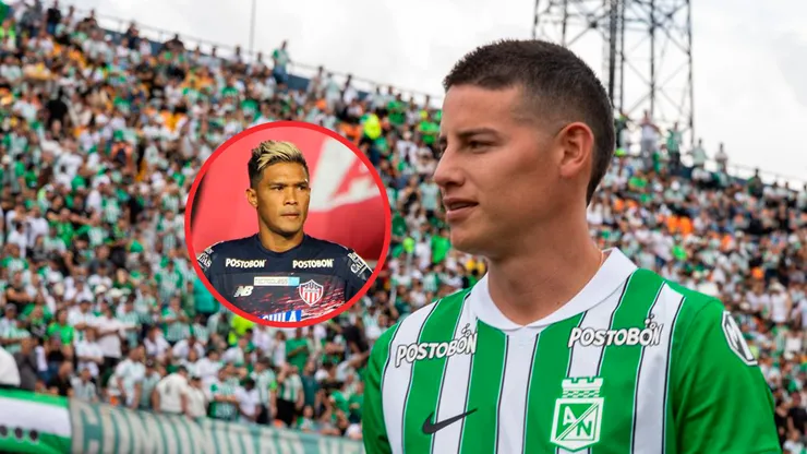 Teo Gutiérrez y James Rodríguez en el fútbol colombiano.